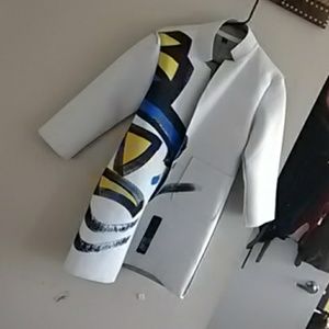 White light weight cost abstract design